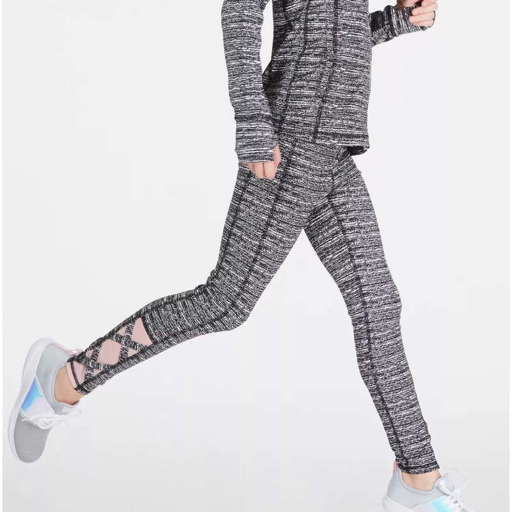 Zipper jacket and leggings